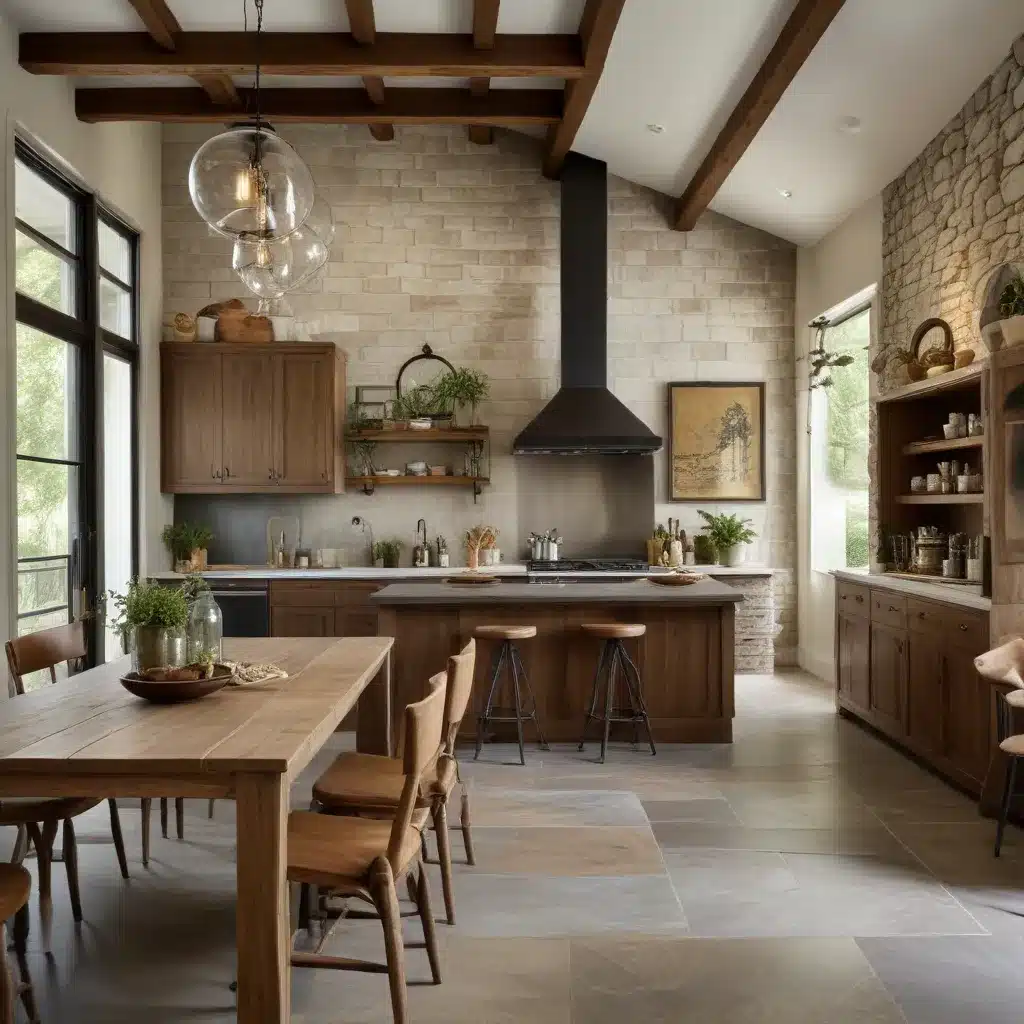 Mixing Rustic and Modern Elements for Character