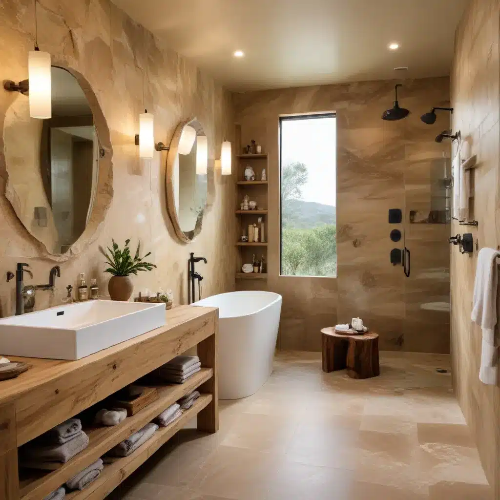 Organic Opulence: Embracing Natural Materials in Spa-Inspired Bathroom Design