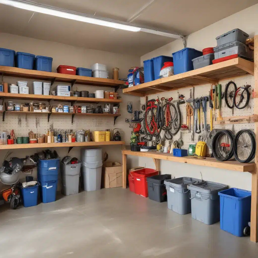 Organize the Garage for Efficient Storage