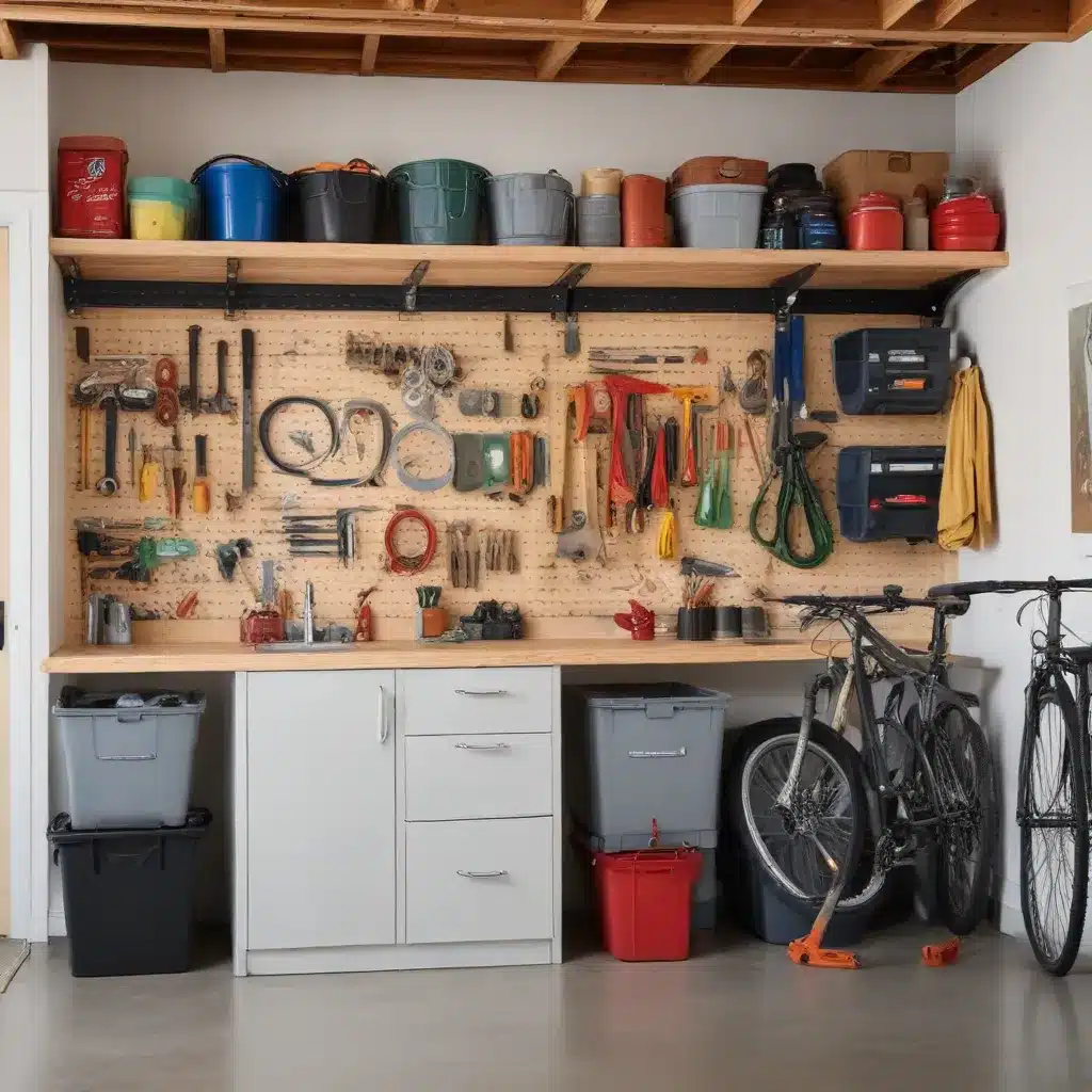 Organize the Garage for Optimal Storage and Workspace