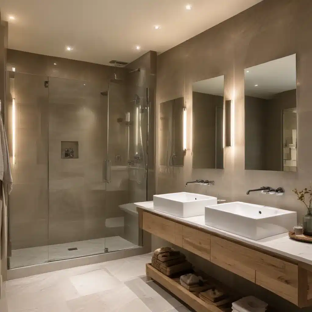 Radiant Retreats: Illuminating Bespoke Bathroom Design with Lighting