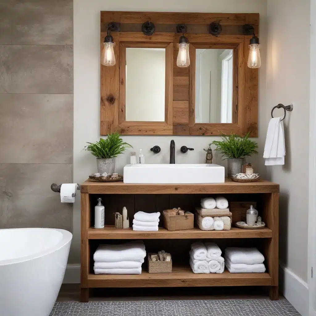 Reclaimed Radiance: Repurposed Bathroom Storage Solutions with Eco-Friendly Appeal