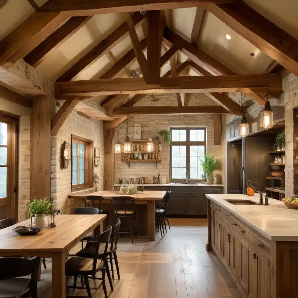 Reclaimed Timber Beams Add Rustic Charm to Interiors