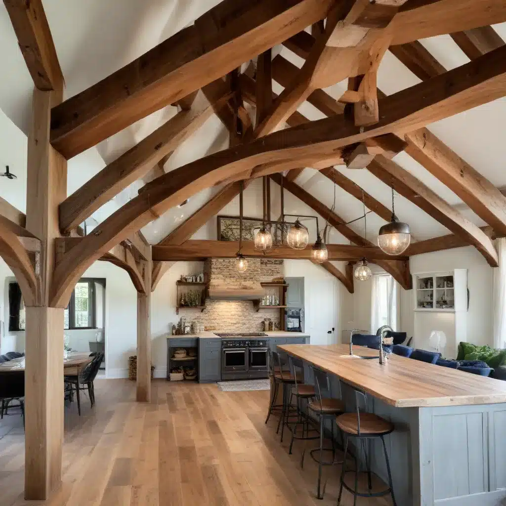 Reclaimed Timber Beams for Rustic Charm