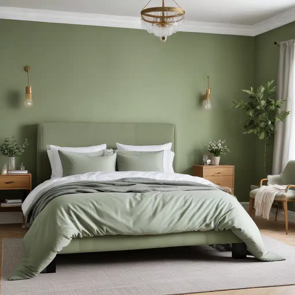 Refresh Your Bedroom With On-Trend Sage Green Accents