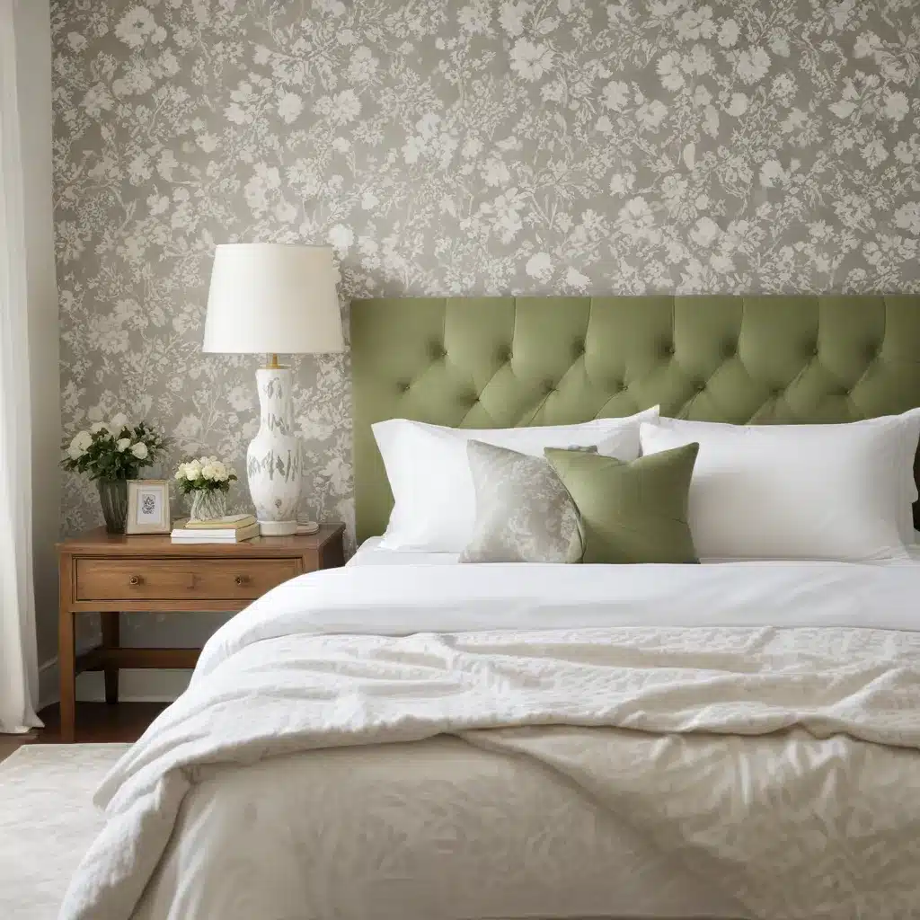 Refresh Your Bedroom with Wallpaper Accents