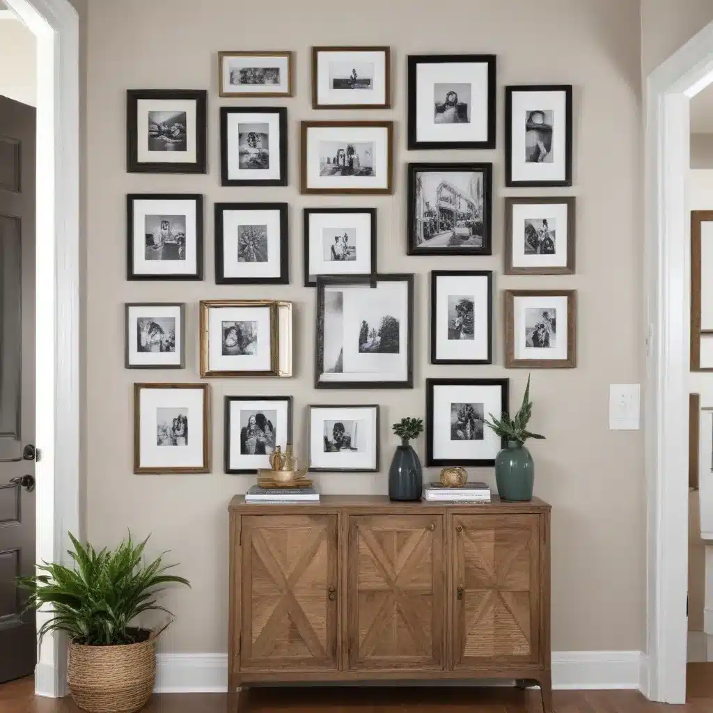 Refresh Your Hallway With A Curated Gallery Wall And Storage Display