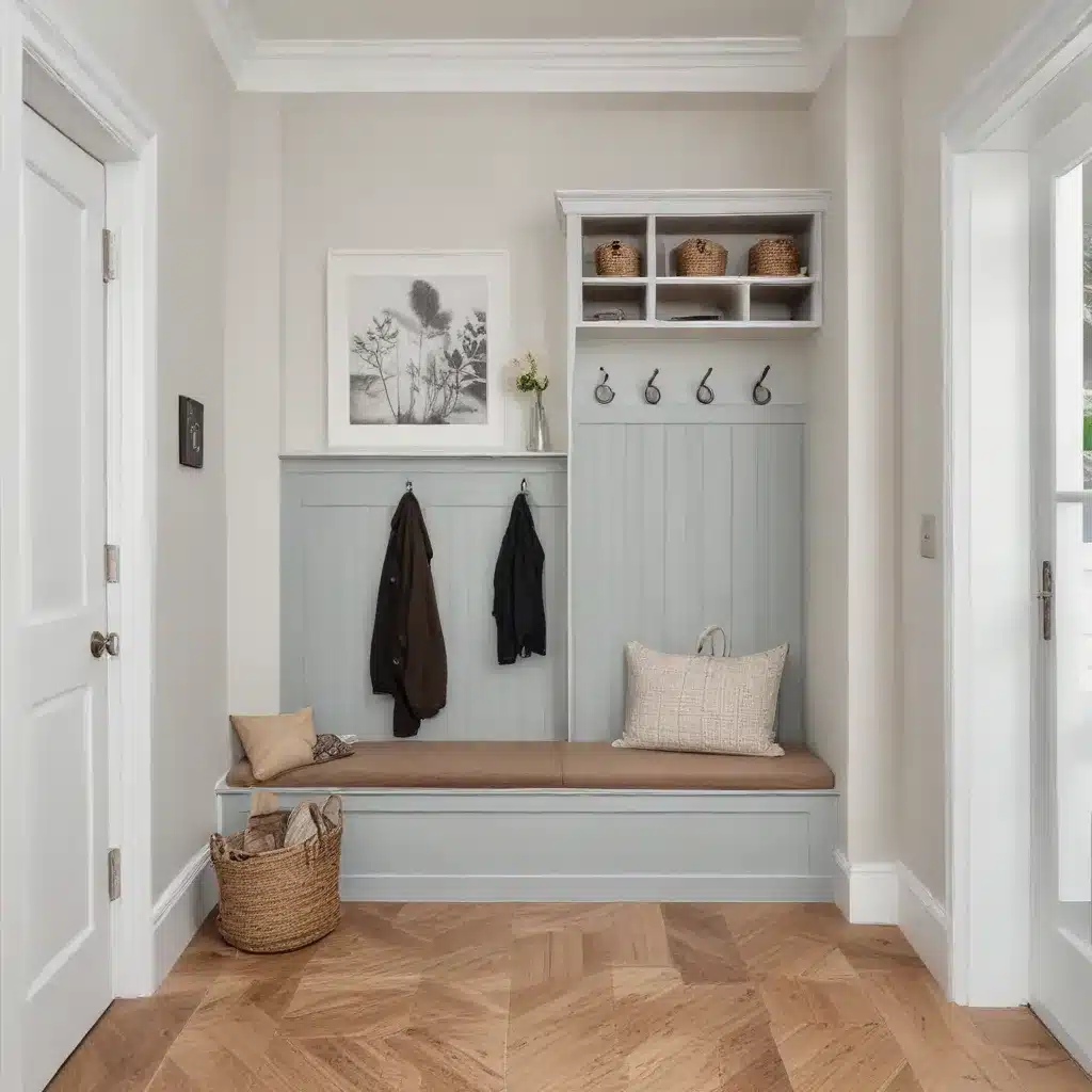 Refresh Your Hallway With A Stylish Built-In Seating And Storage Solution