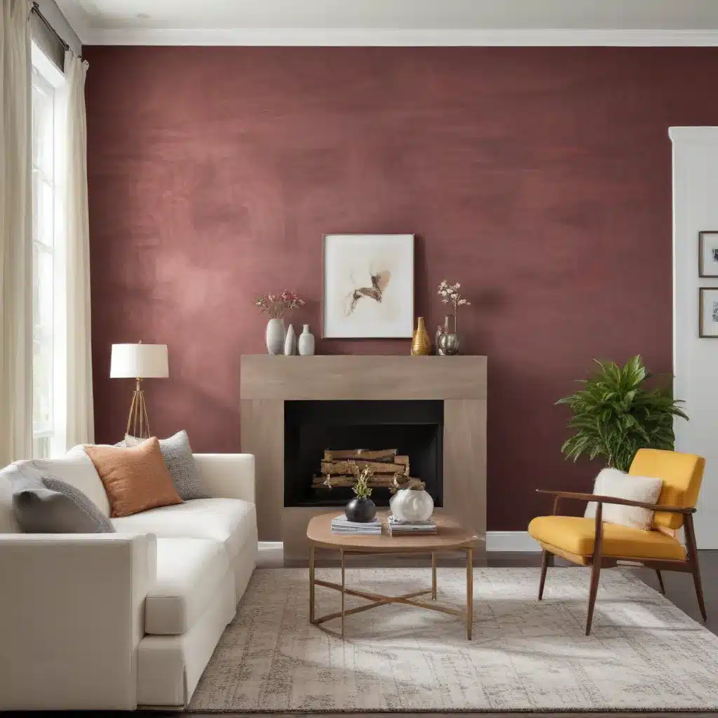 Refresh Your Living Room With Bold Accent Wall Treatments