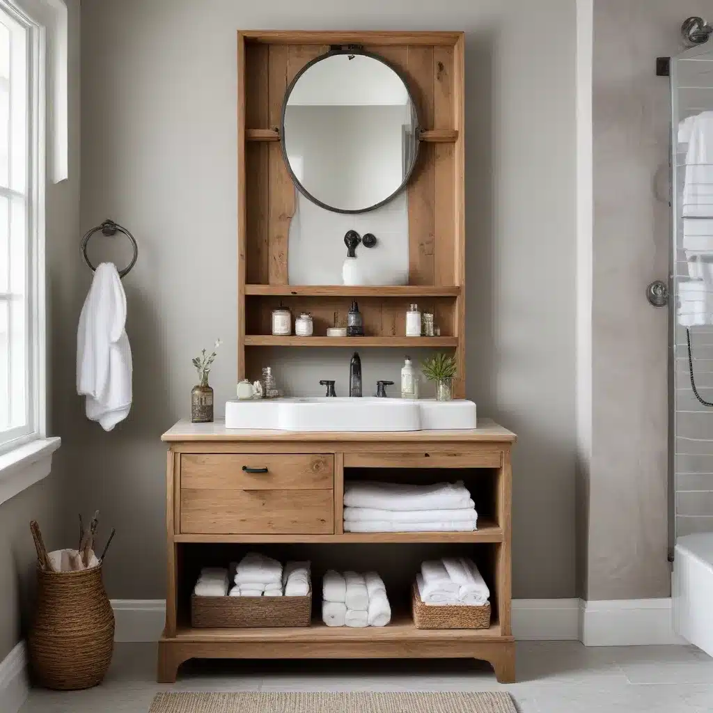 Reinvented Radiance: Repurposed Bathroom Storage Solutions with Eco-Friendly Flair