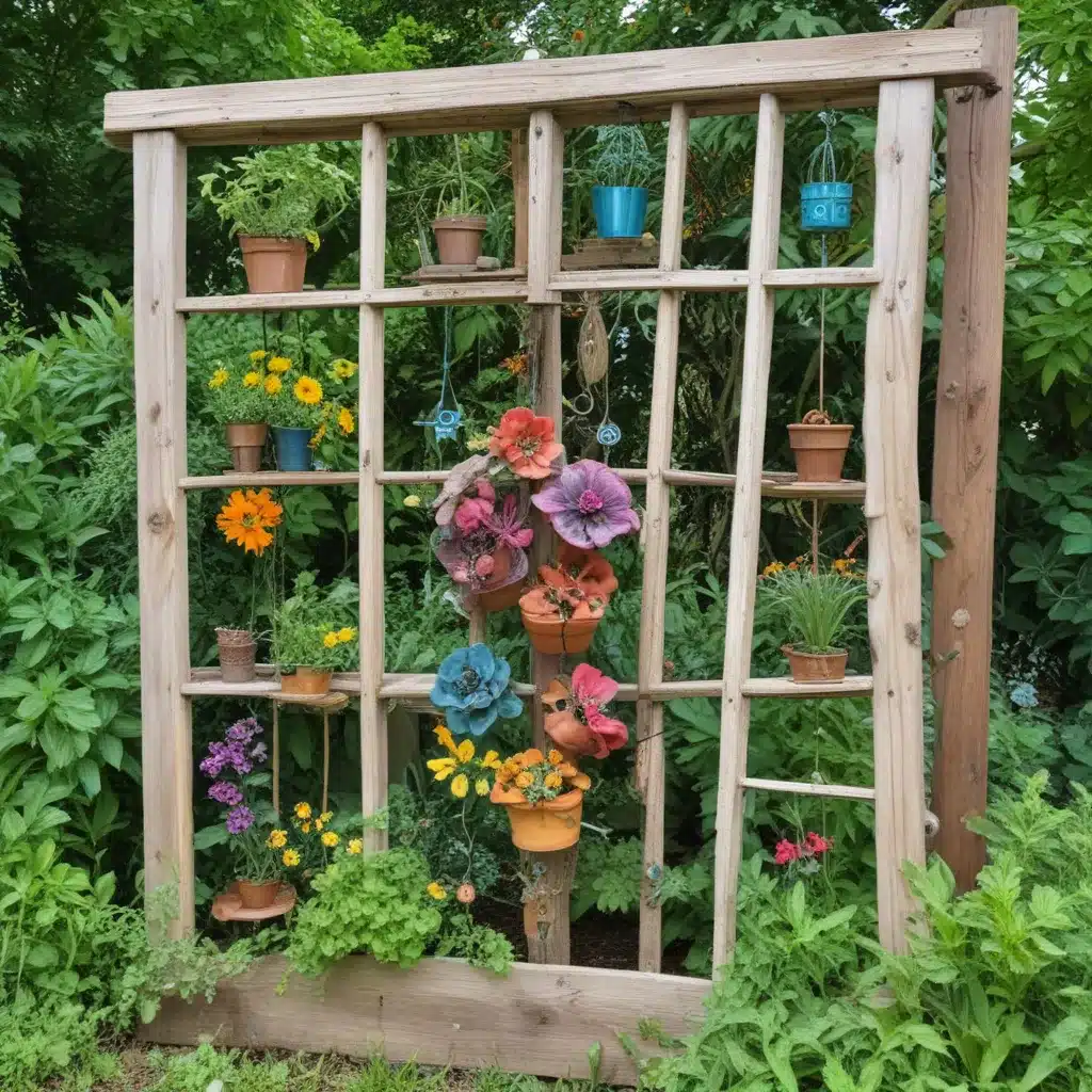 Repurposed Garden Art: Upcycling for Eclectic Style