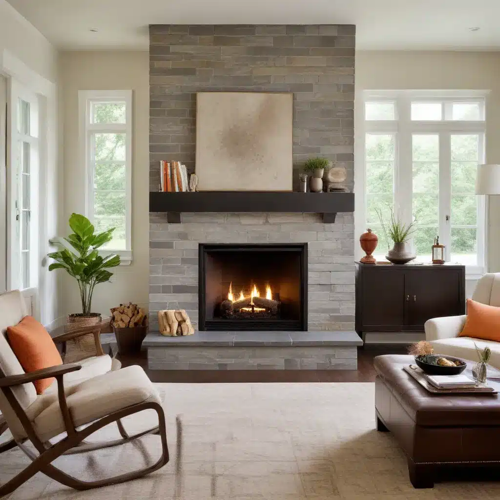 Reviving Dated Fireplaces with Contemporary Flair