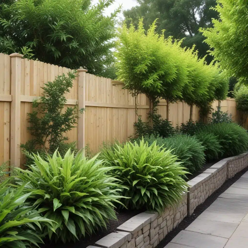 Screening Plants and Fences for Privacy and Boundary