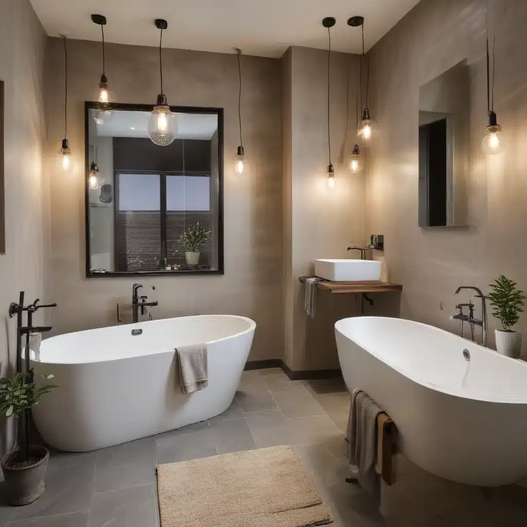 Stylish Bathroom Lighting on a Shoestring