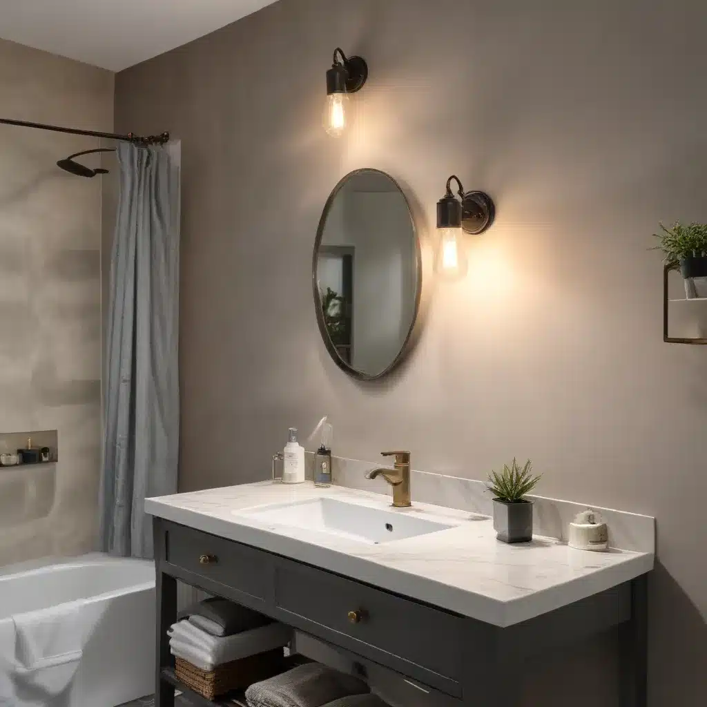 Stylish Bathroom Lighting on a Shoestring Budget