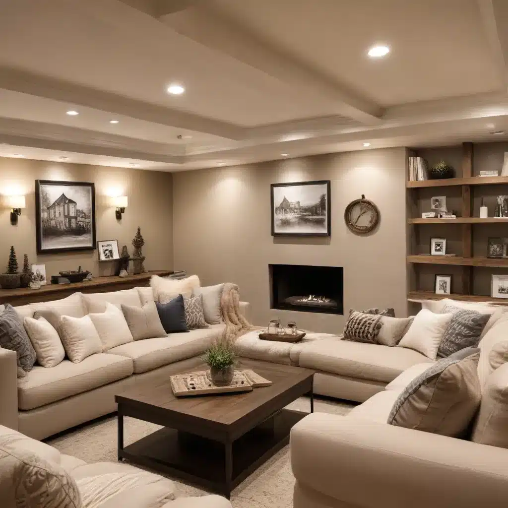 Transform Your Basement Into A Cozy Family Room