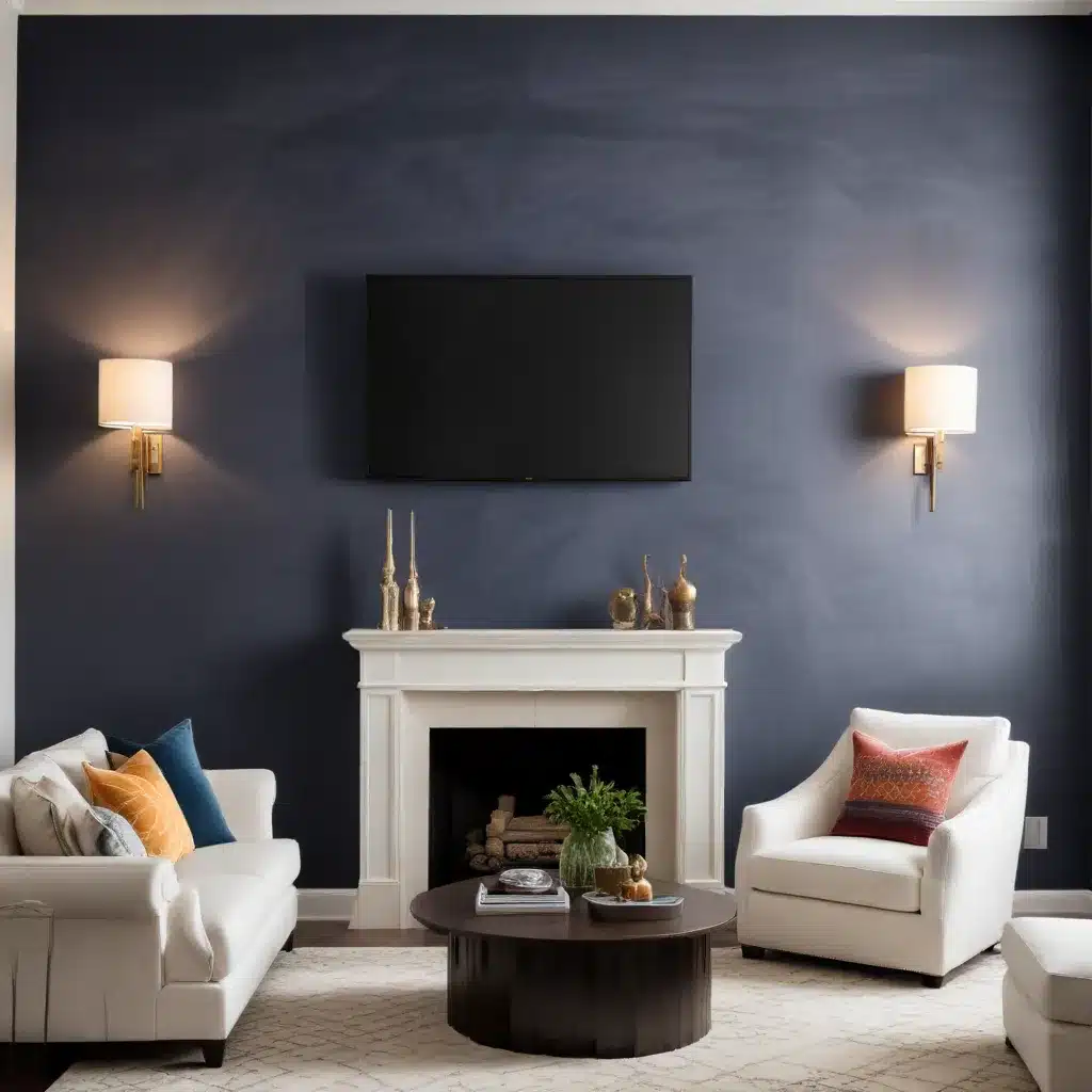 Transform Your Living Room With Bold Accent Wall Treatments