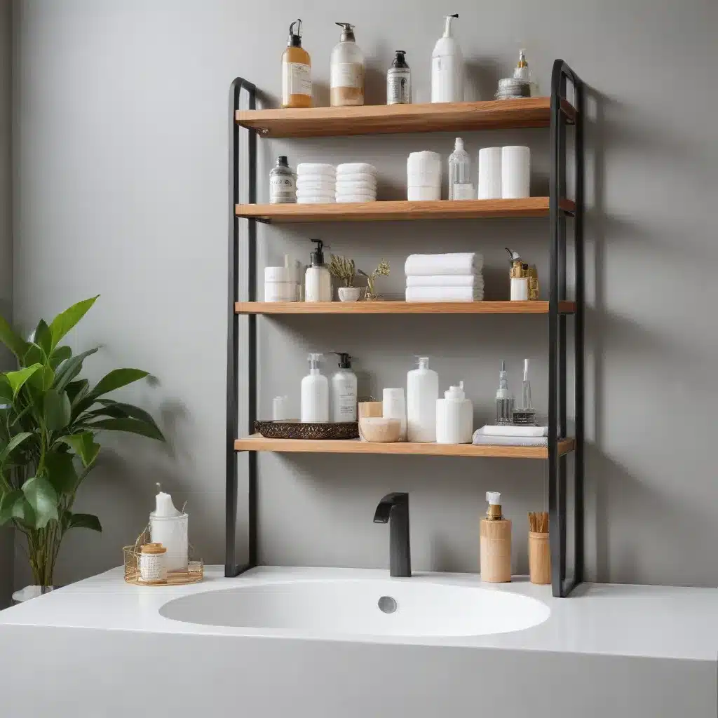 Transformative Tiers: Multilevel Shelving for a Clutter-Free Bathroom