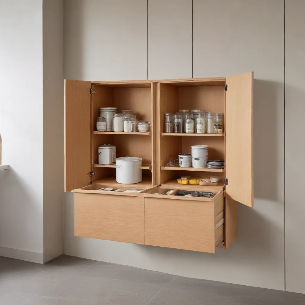 Transformative Tuck-Away: Recessed Cabinets for Seamless Organization