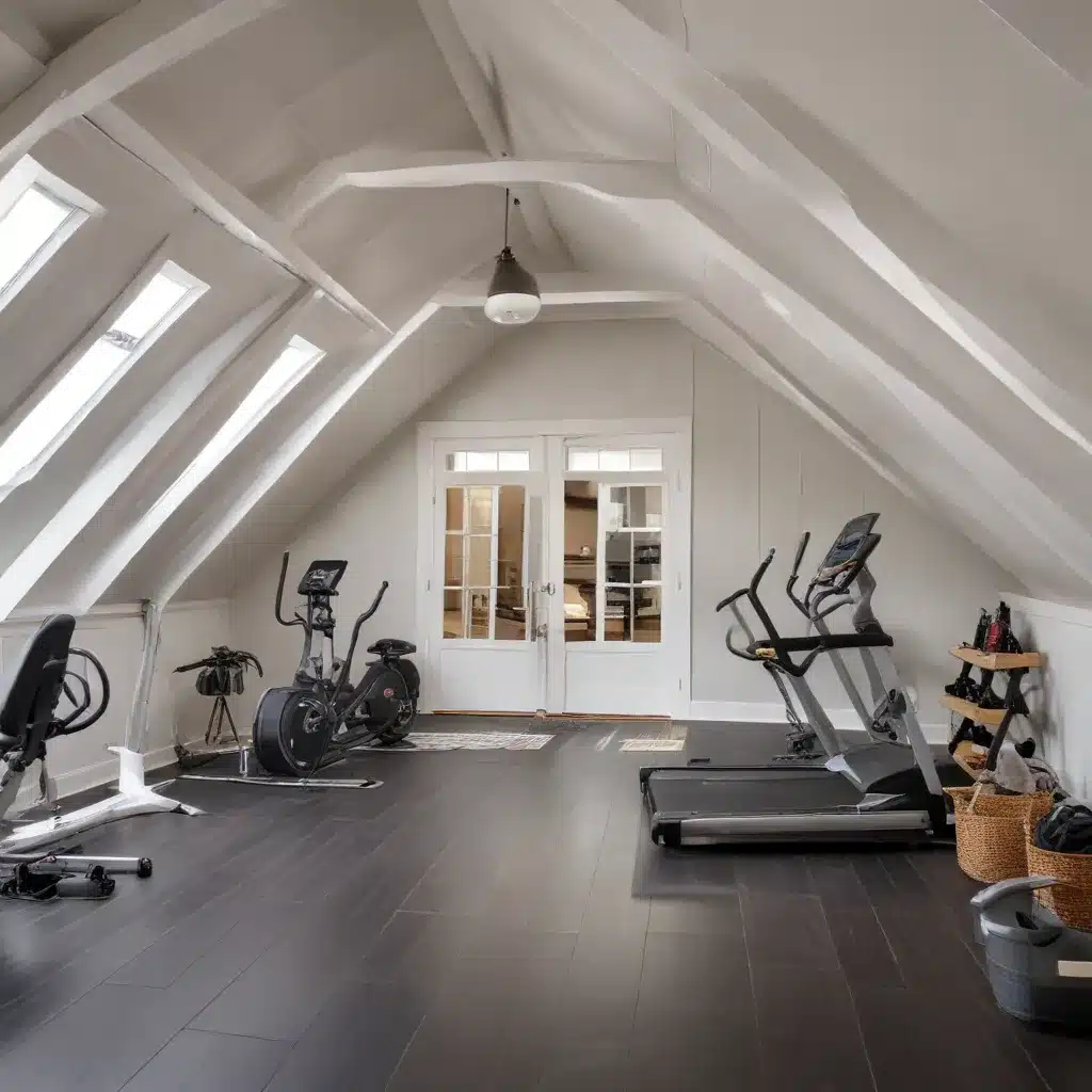 Transforming an Attic into a Cozy Home Gym