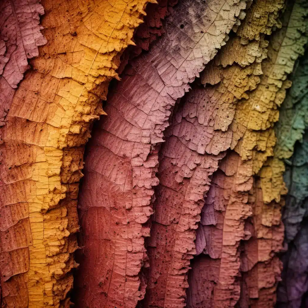 Unexpected Textures and Colors from Nature