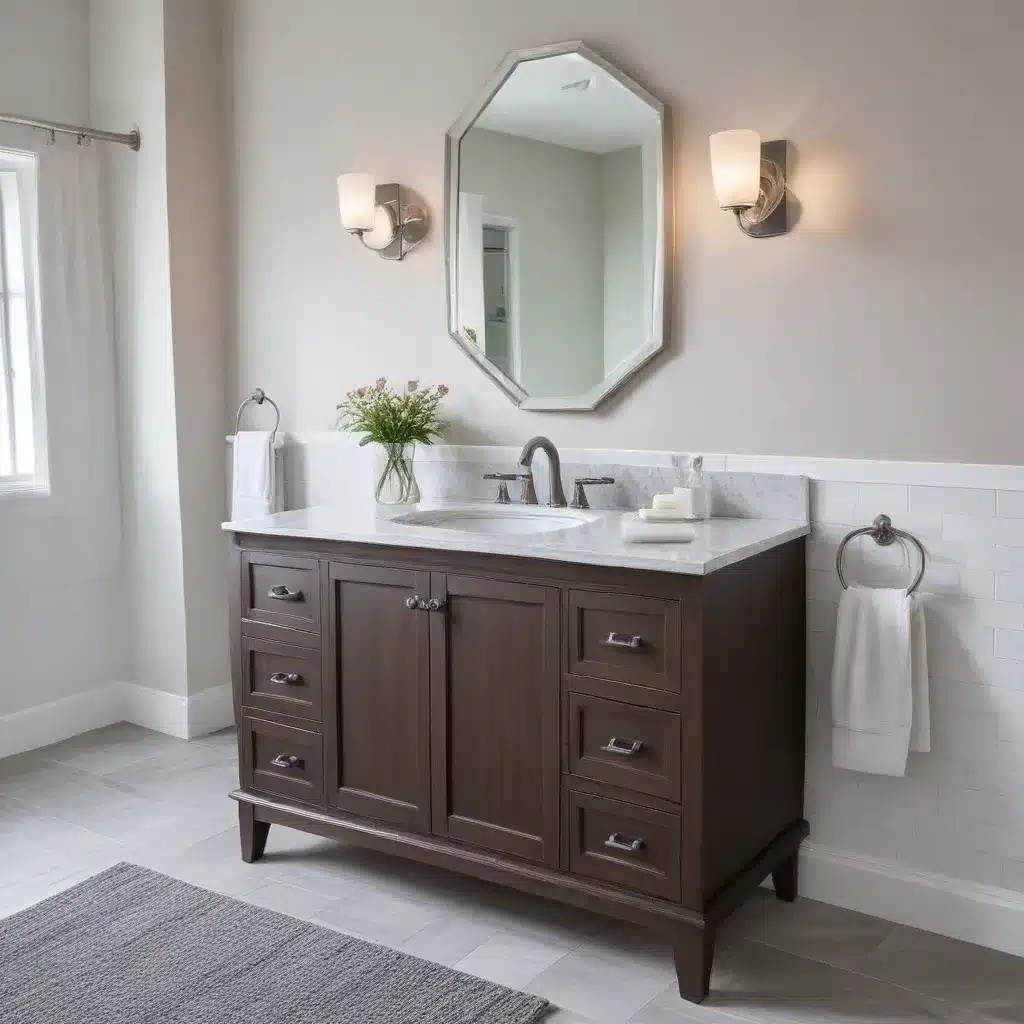 Upgrade Bathroom Vanities and Fixtures