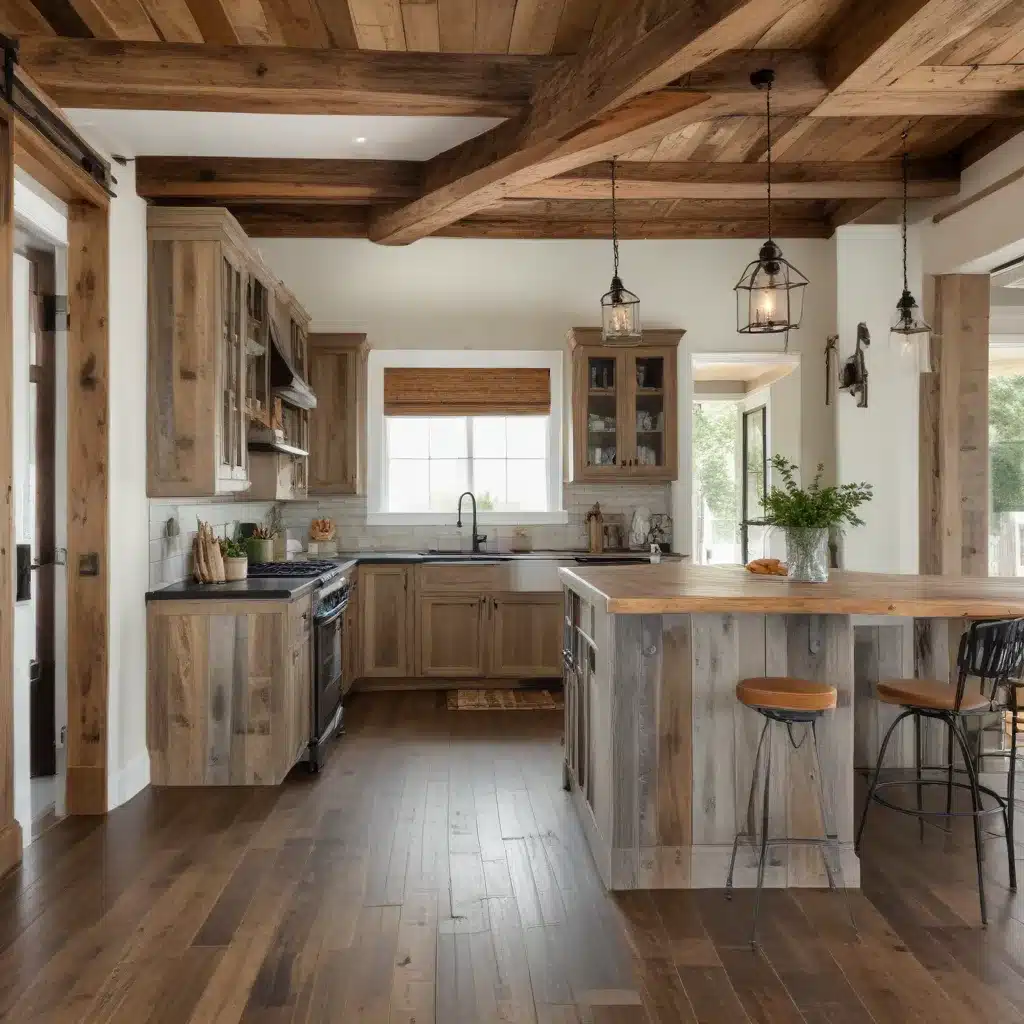 Add Rustic Charm with Reclaimed Wood Accents and Features