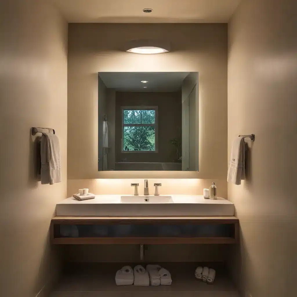 Bath Light Placement: Shadow Control