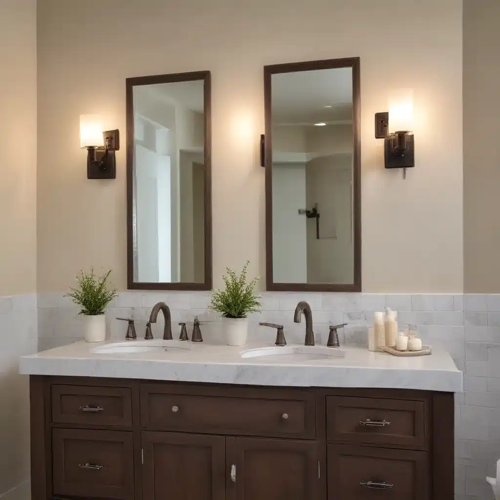 Bath Light Styles: Fixture Spacing