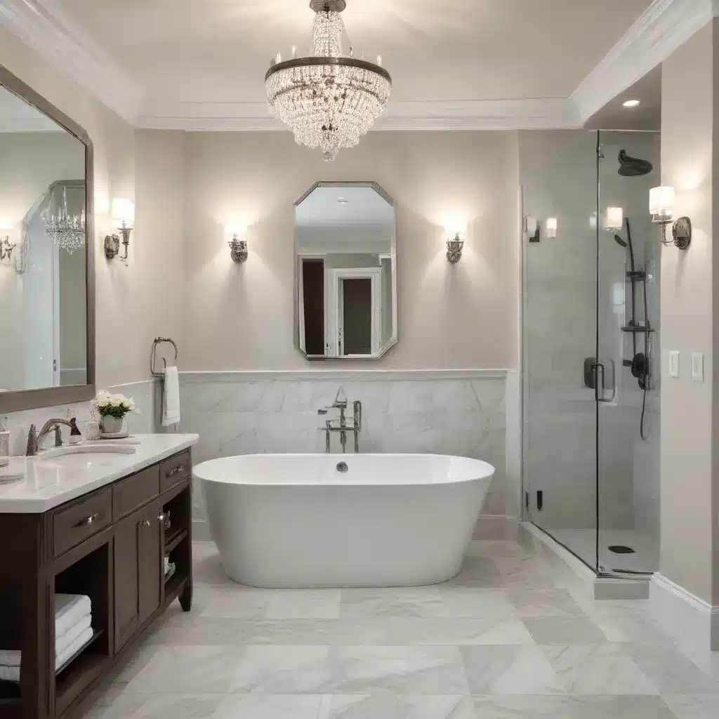 Chandelier Placement in Master Bathrooms: A Guide