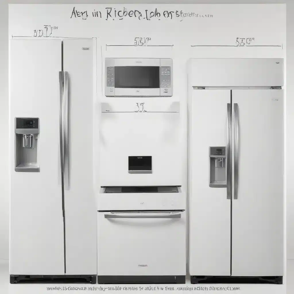 Kitchen Appliance Height Chart