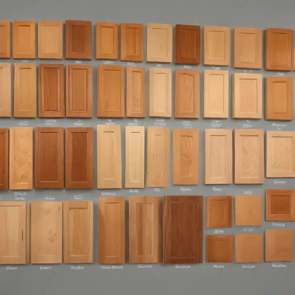 Kitchen Cabinet Wood Species Comparison