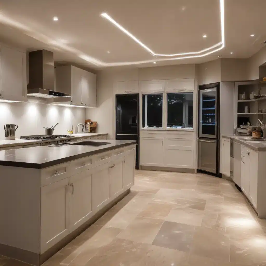 Kitchen LED Light Placement