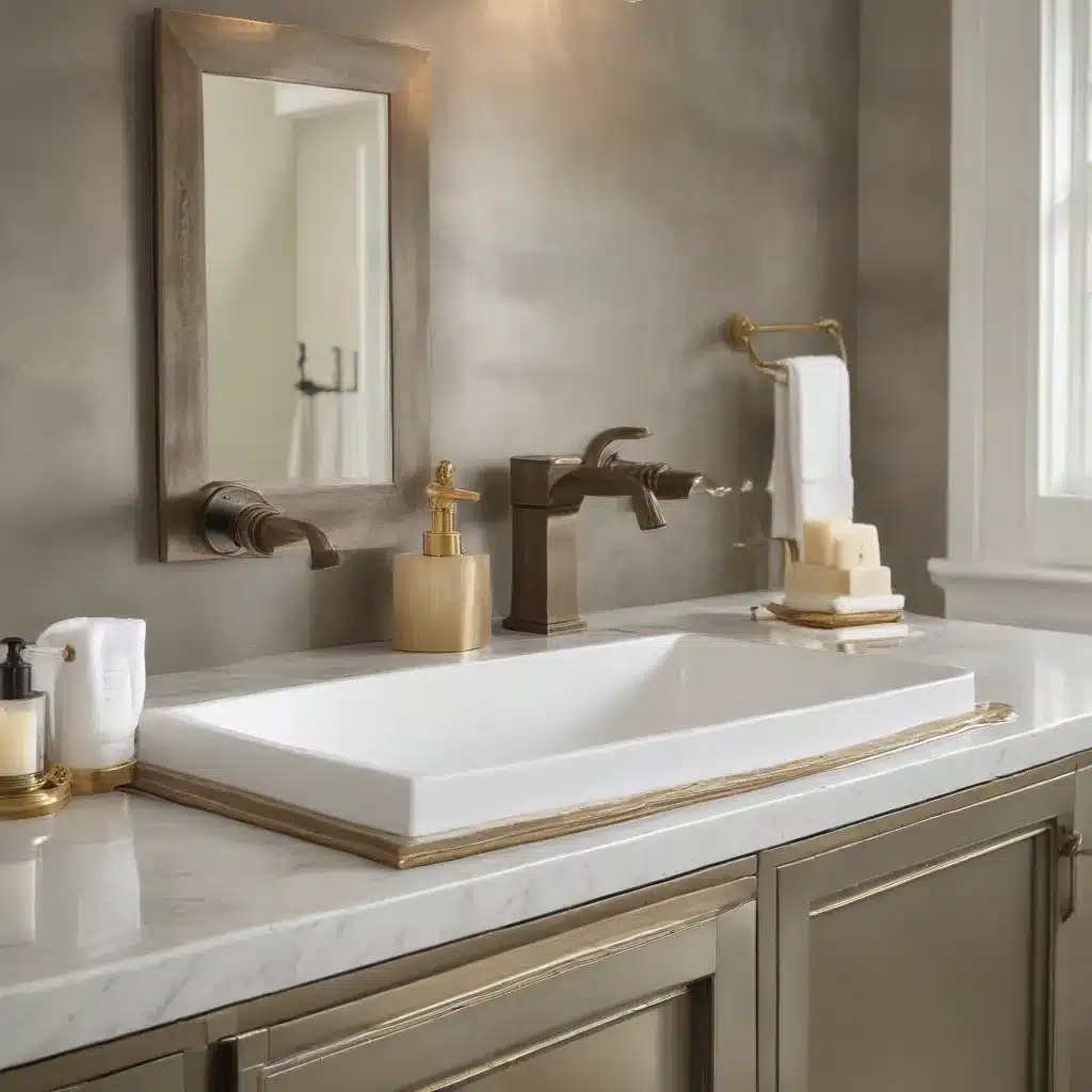 Luxury Bath Accessories: Coordinating Metal Finishes