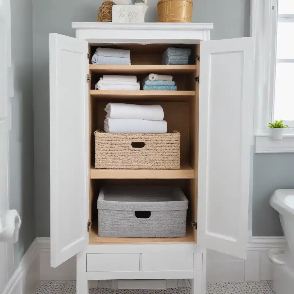 Maximize Small Bathroom Storage