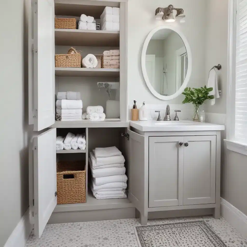 Maximize Storage in a Small Bathroom