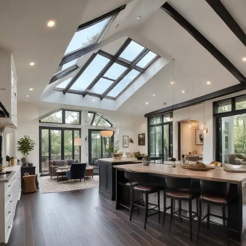 Maximizing Natural Light in Dark Extensions with Skylights