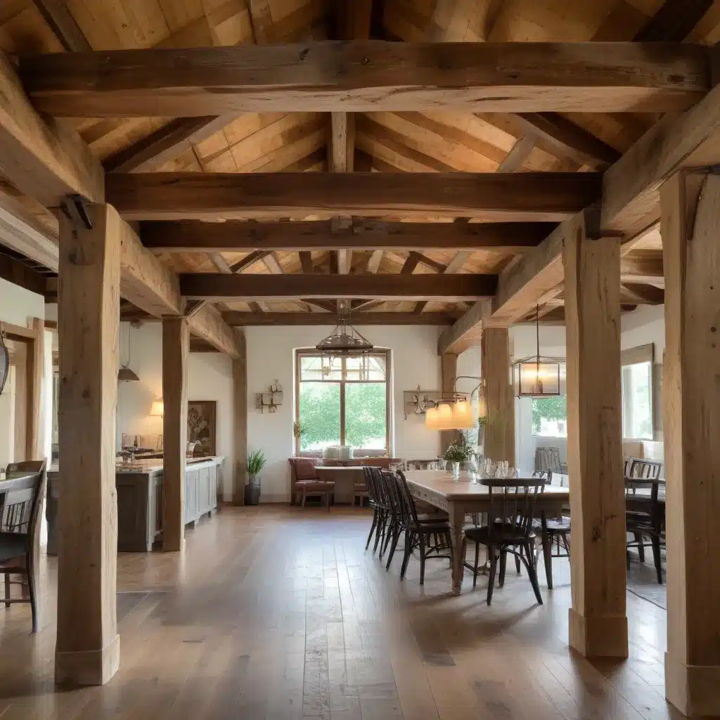 Reclaimed Timber Beams for Rustic Charm and Character