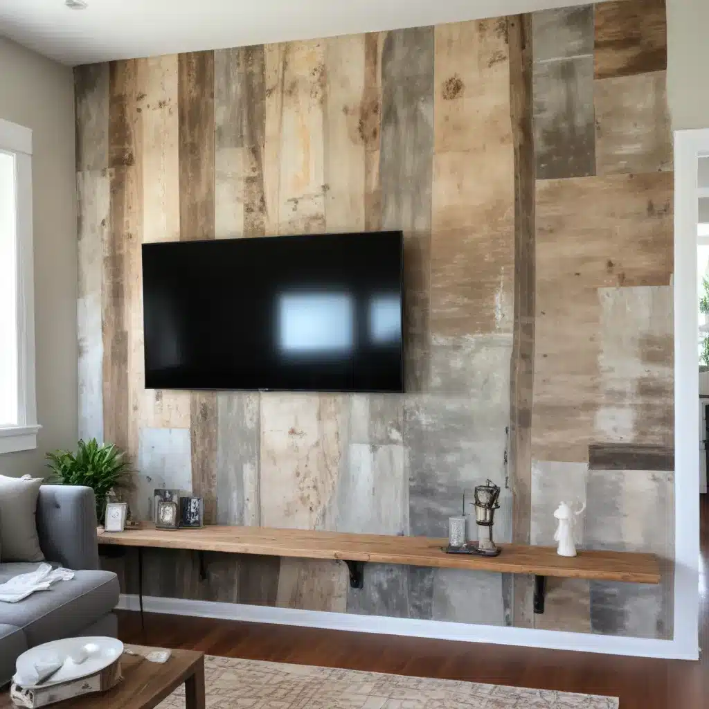 Upcycled Accent Walls Giving New Life to Old Materials