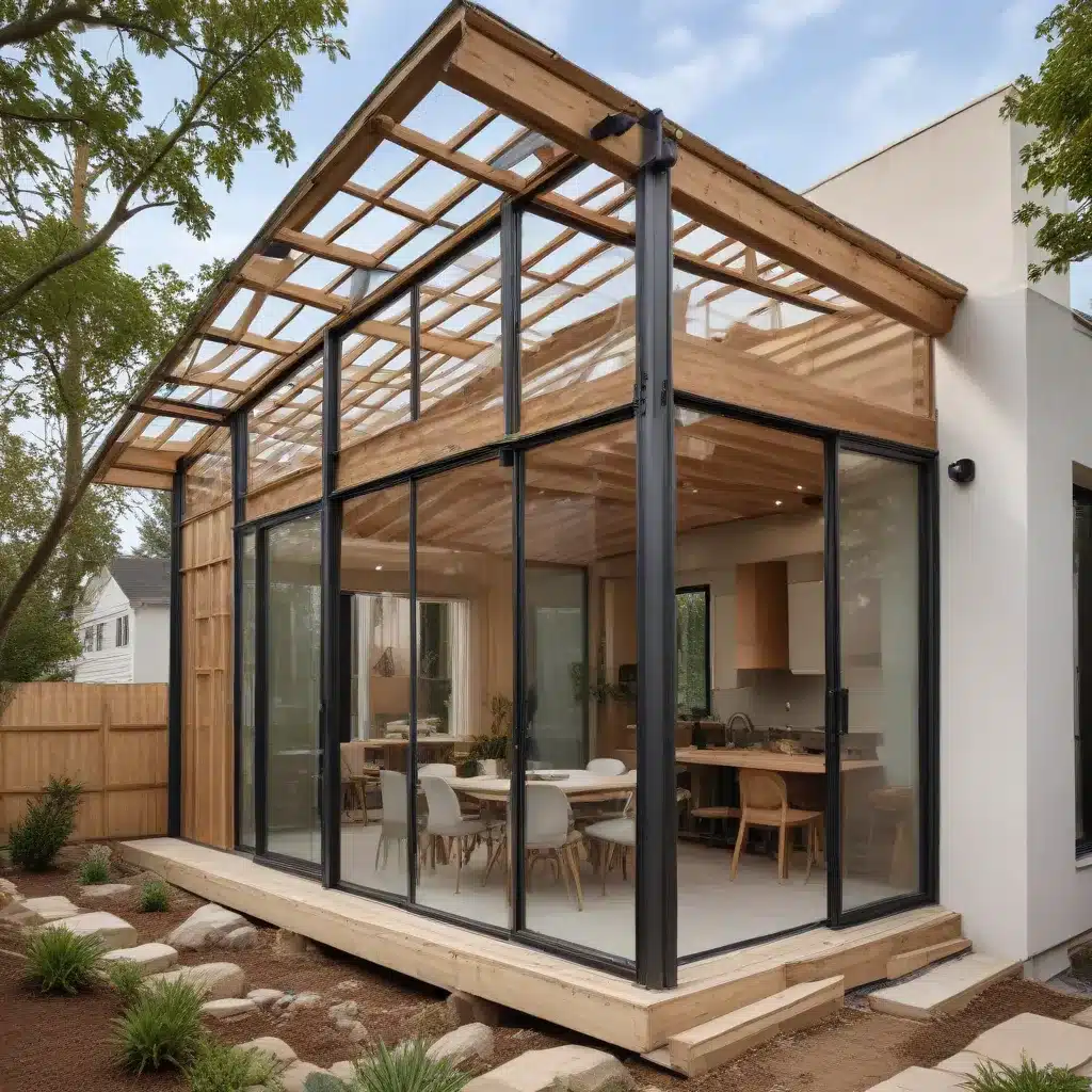 Sustainable Home Extensions: Enhancing Sustainable Building Reconfigurable Building Systems